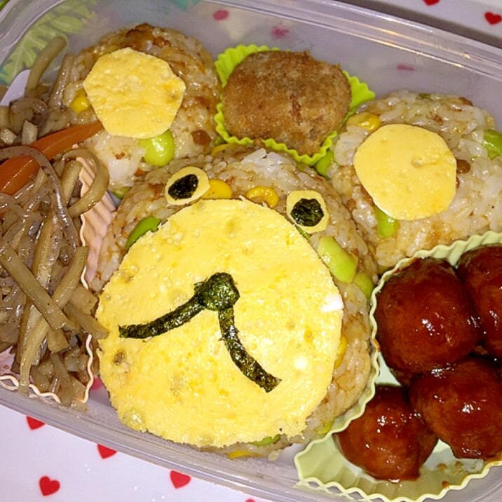 キャラ弁☆くま